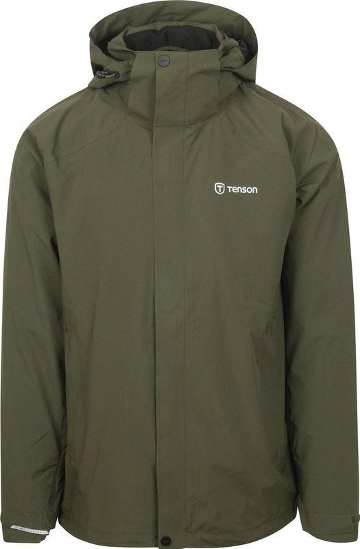 Tenson Biscaya MPC Extreme Jacket Donkergroen - Maat L - Heren - Regenjas