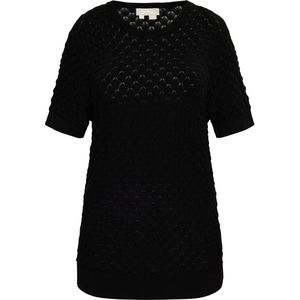 usha - Gebreide Trui - Creatieve Kurzarmpullover - Viskosegemisch