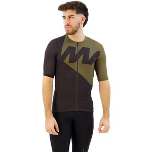 Mavic Aksium Graphic Korte Mouw Wielertrui Groen S Man