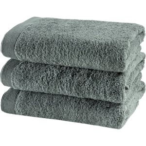 Casilin - Como - set van 3 gastendoekjes - 30x50cm -  Eucalyptus - Groen