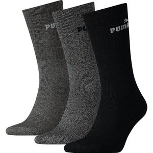 PUMA Unisex Sport 3p sokken, blauw, 36-8 UK, Blauw, 40-42 EU