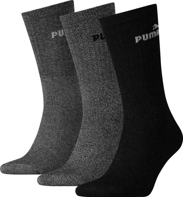 PUMA Unisex Sport 3p sokken, blauw, 36-8 UK, Blauw, 40-42 EU