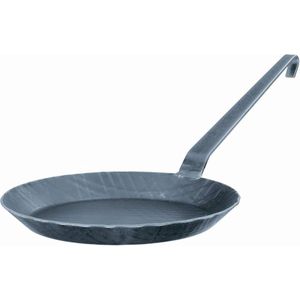 Koekenpan, smeedijzer, zwart, 24 cm
