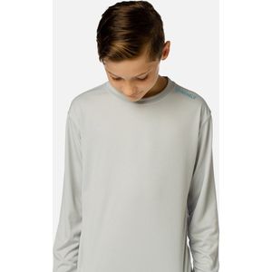Vapor Apparel - UV-shirt met lange mouwen voor kinderen - grijs - maat L