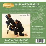 Massage Therapist Starter Set (bevat 2 stemvorken, activator en instructiekaart), Ohm Therapeutics