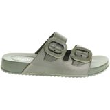 Igor - Slippers - Metallic Groen - Verstelbare Gespen