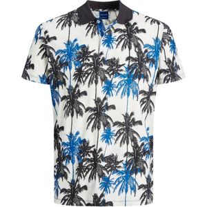 JACK&JONES JORTULUM AOP POLO SS Heren Poloshirt - Maat S