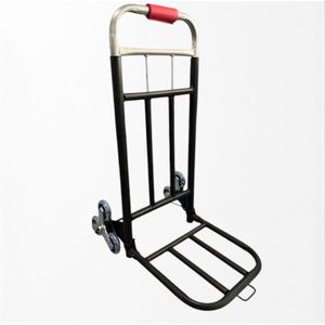 Dutchers® Steekwagen - Transportwagen - Inklapbaar - Steekkar - Plateauwagen - Trolley - Geschikt voor trappen - 85kg draagvermogen