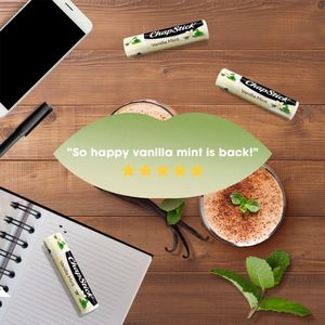 Chapstick Vanilla Mint - Lippenbalsem - Hydraterend, 1 stuk