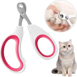 Nagelknipper Kat - Dieren Nagelschaartje - Nagelschaar - Nageltang Kat - Katten Nagelknipper - Nageltang Hond - Kleine Hond - Voor Hond/Kat/Konijn/Vogel/ Cavia/Knaagdier - Om Voorkom Te Veel Snijden - Roze