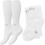 Voetbalsokken / voetbalkousen kind essential wit