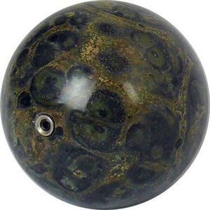 Edel-gedenk-steen Bol 60 mm, Kambaba Jaspis
