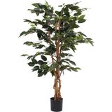 Mica Decorations Ficus Kunstplant - H110 x Ø65 cm - Groen