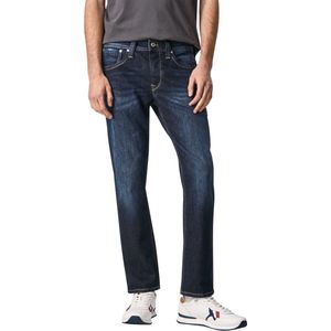 Pepe Jeans Heren Jeans Broeken CASH regular/straight Fit Blauw 28W / 34L Volwassenen