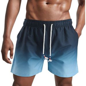 Korte herenzwembroek - Sneldrogende strandbroek voor surf en zwemmen