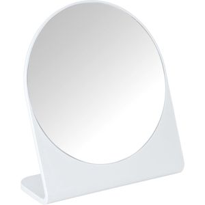 Tafelspiegel mat wit / make-up spiegel