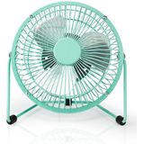 Tafelventilator - USB Gevoed - Diameter: 150 mm - 3 W - 1 Snelheid - Turquoise