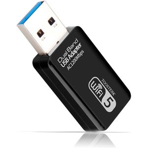 Netwerkadapter 5Ghz Wifi Usb 3.0 Adapter Wifi Antenne Ethernet Adapter Module Voor Pc Laptop Netwerkkaart 5G Wifi Dongle Ontvanger