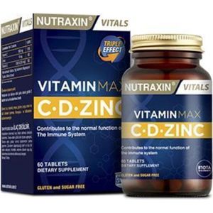 Nutraxin Vitamine Max C-D-Zink 60 Tableten