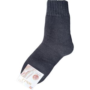 green-goose® Alpaca Damessokken - 1 Paar - Maat 35-38 - Zwart - 95% Alpaca Wol - Heerlijk Zacht - Uitstekende Kwaliteit - Lekker Warm en Rekbaar