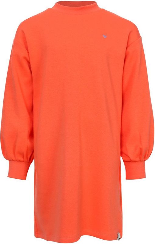 LOOXS Little 2601-7808-226 Meisjes Jurk - Maat 92 - Oranje van 94% Cotton 6%elastan