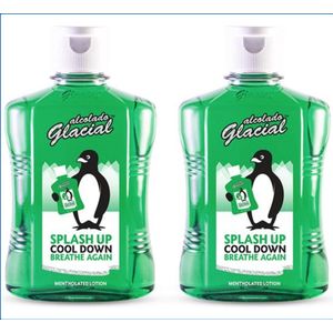 Alcolado Glacial | 3 x 125ml | Mentholated Splash Lotion | body lotion | verkoelend verfrissend