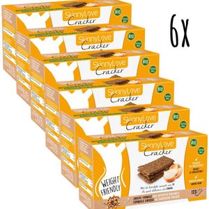 Skinnylove - Bio Boekweit Cracker Ui - Cholesterol verlagend - Glutenvrij - Afslanken - Hongerstillend - Maaltijdreep
