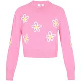 MYMO - Trui 'Back To School' - Geel - Knitwear - Lange Mouw