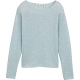 TOM TAILOR DENIM - Trui - Lichtblauw - Gemêleerd - Recht Model
