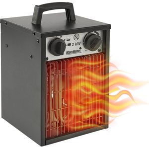 MaxxHome Ventilator kachel - Electrische verwarming Heater - Werkplaatskachel - 2000 Watt - 95m²