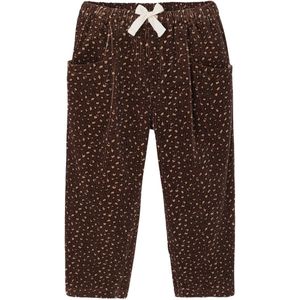 Vertbaudet - Broek van Fluweel - Losse Pasvorm - Meisjes - Baggy Look