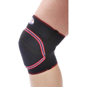 Kniebrace met kevlar bekleding - zwart - compressie - ondersteuning