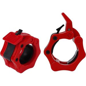 2 inch lange halterklemmen snelsluiting antislip voor gewichtheffen of powerlifting training 1 paar