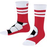 FALKE Active Soccer anatomische pasvorm katoen lyocell kindersokken meisjes jongens rood - Maat 23-26