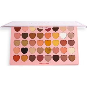 I Heart Revolution Total Heartbreaker Eyeshadow Palette - Groot Oogschaduw Palette - Hartjes