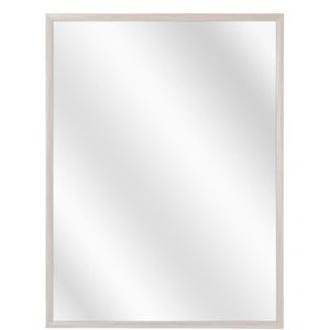 Spiegel met Luxe Aluminium Lijst - Wit Eik - 40 x 50 cm