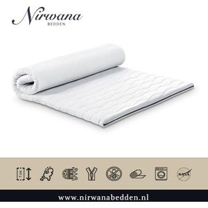 Nirwana - Topper Traagschuim - 180x190 cm - Topdekmatras 30 nachten proefslapen