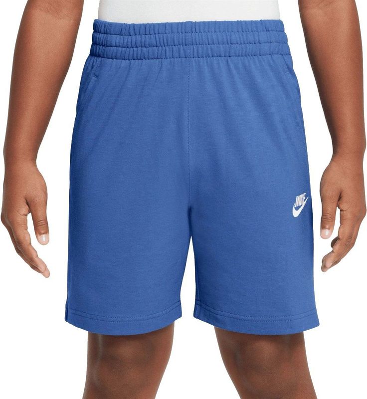 Nike - K NSW Club Knit Short - Comet Blue/White - Korte Broeken