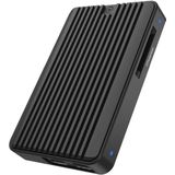 Icy Box - IB-CR601M-C31 - Harddisk Behuizing - Zwart - Voor M.2 NVMe en SATA SSD's