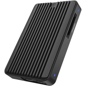 Icy Box - IB-CR601M-C31 - Harddisk Behuizing - Zwart - Voor M.2 NVMe en SATA SSD's