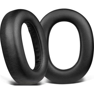 Vervangende Oorkussens Jabra Elite 85h Draadloze Headset Zacht Kunstleder Geluidsisolerend - Zwart