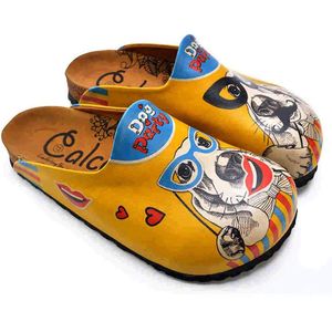 Goby – Dog Party Dames Clogs – Vegan – Handgemaakt – Maat 38