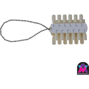3 X Nagel/Nail display/Waaier/Nailart/Kunstnagel/kort model/dubbelzijdig/24 tips