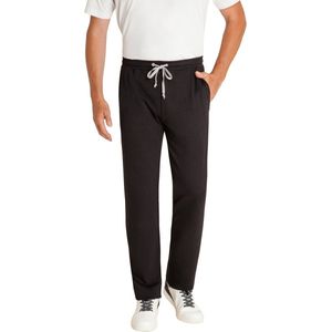 Comfortabele heren joggingbroek zwart - Zwart - Maat - 62