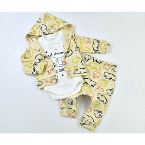 Baby Jongens 3 pce Kledingset - babykleertje - babykleding - Sweet dream - little one - Bear