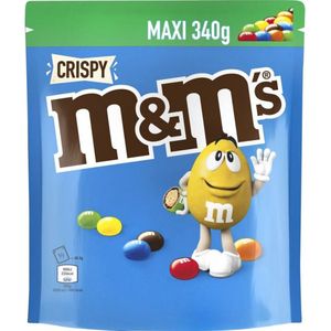 M&M's Crispy chocolade 18 x 340 g