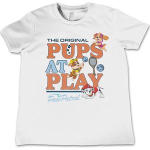 Paw Patrol Kinder T-Shirt Pups At Play Kids Tee NIC-12-PP001-DTF532 White-10 Jahre