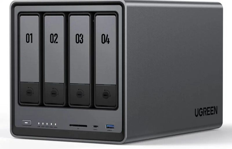 UGREEN - DXP4800 - NAS-server - 4-bay - Tot 112 TB - Intel N100 - 8 GB DDR5 RAM