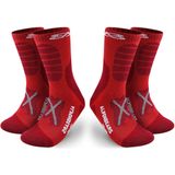 Alpen - Wandelsokken - Grijs - Merinowol - Set van 2 paar