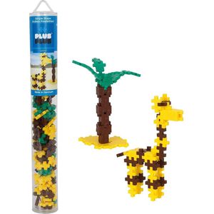 Plus-Plus - Giraf Tube - Constructiespeelgoed - Set Met Bouwstenen - 100 Delige Bouwset - Bouwspeelgoed - Vanaf 3 Jaar